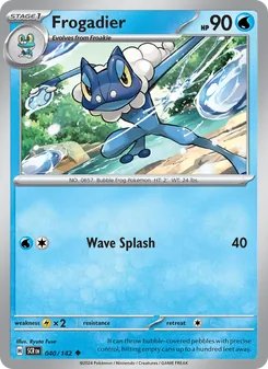 Frogadier, Stellar Crown, no. 040
