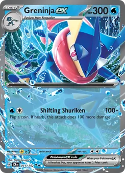 Greninja ex, Stellar Crown, no. 041