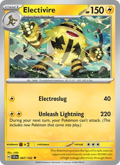 Electivire, Stellar Crown, no. 047