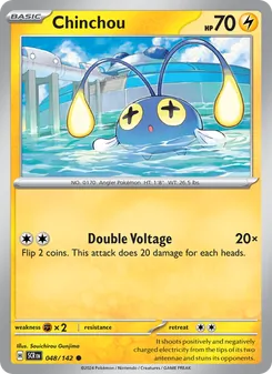 Chinchou, Stellar Crown, no. 048