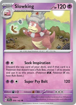 Slowking, Stellar Crown, no. 058