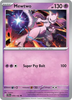 Mewtwo, Stellar Crown, no. 059