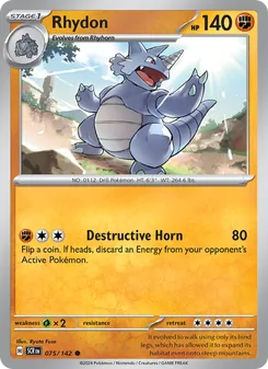 Rhydon, Stellar Crown, no. 075