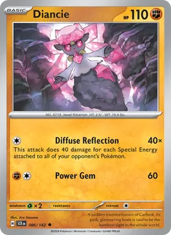 Diancie, Stellar Crown, no. 086