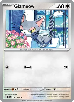 Glameow, Stellar Crown, no. 116