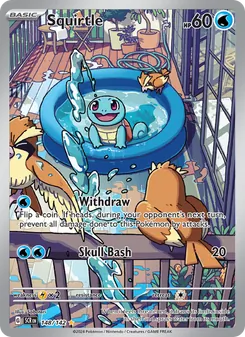Squirtle, Stellar Crown, no. 148