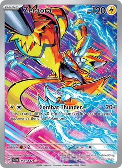 Zeraora, Stellar Crown, no. 151