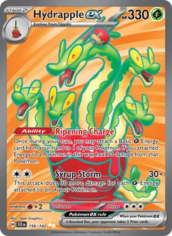 Hydrapple ex, Stellar Crown, no. 156