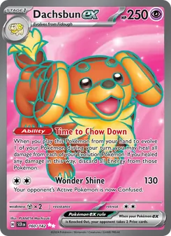 Dachsbun ex, Stellar Crown, no. 160