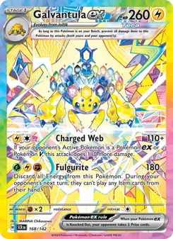 Galvantula ex, Stellar Crown, no. 168