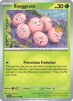 Exeggcute, Surging Sparks, no. 001