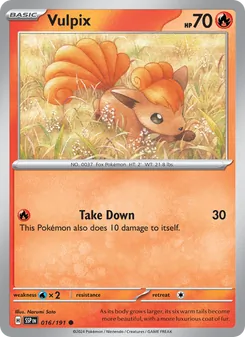 Vulpix, Surging Sparks, no. 016