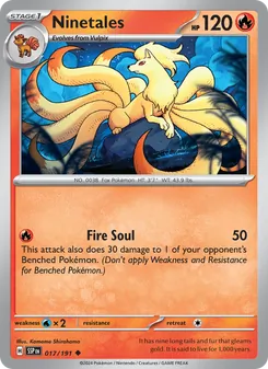 Ninetales, Surging Sparks, no. 017