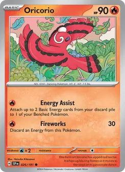 Oricorio, Surging Sparks, no. 026