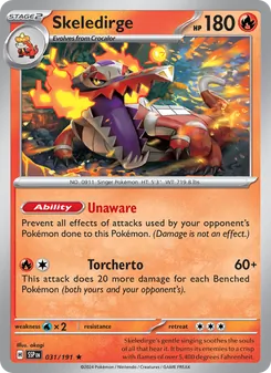 Skeledirge, Surging Sparks, no. 031
