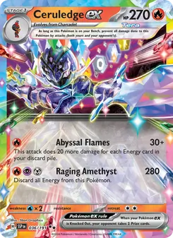 Ceruledge ex, Surging Sparks, no. 036