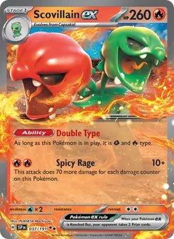 Scovillain ex, Surging Sparks, no. 037