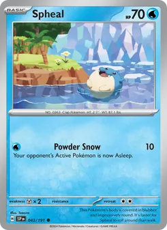 Spheal, Surging Sparks, no. 043