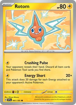 Rotom, Surging Sparks, no. 061