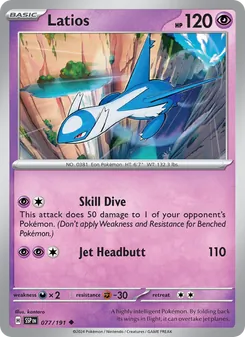 Latios, Surging Sparks, no. 077