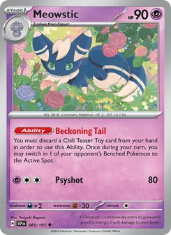 Meowstic, Surging Sparks, no. 085