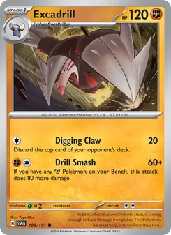 Excadrill, Surging Sparks, no. 109