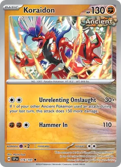 Koraidon, Surging Sparks, no. 116