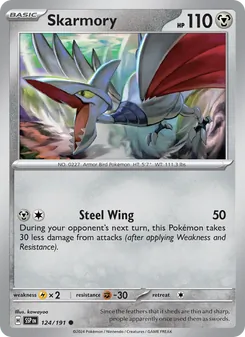 Skarmory, Surging Sparks, no. 124