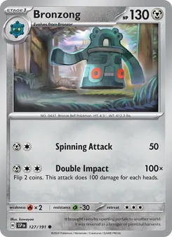 Bronzong, Surging Sparks, no. 127
