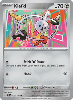 Klefki, Surging Sparks, no. 128