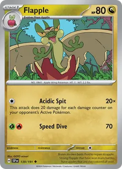 Flapple, Surging Sparks, no. 139