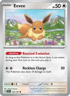 Eevee, Surging Sparks, no. 143