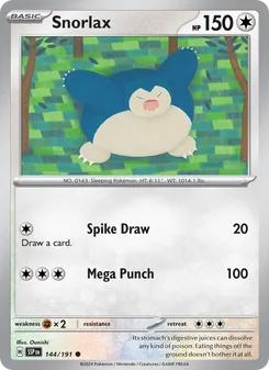 Snorlax, Surging Sparks, no. 144