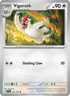 Vigoroth, Surging Sparks, no. 146