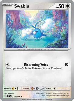 Swablu, Surging Sparks, no. 148