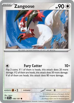 Zangoose, Surging Sparks, no. 149