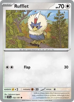 Rufflet, Surging Sparks, no. 152