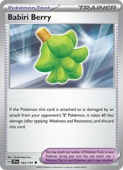 Babiri Berry, Surging Sparks, no. 163