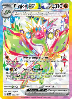 Flygon ex, Surging Sparks, no. 222