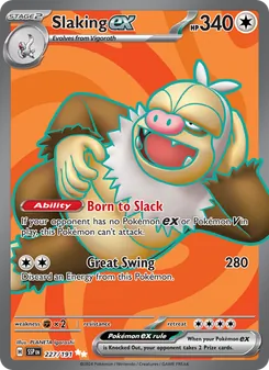 Slaking ex, Surging Sparks, no. 227