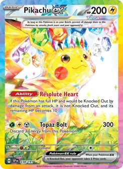 Pikachu ex, Surging Sparks, no. 238