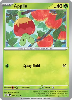Applin, Prismatic Evolutions, no. 009