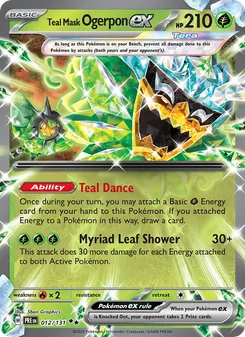 Teal Mask Ogerpon ex, Prismatic Evolutions, no. 012