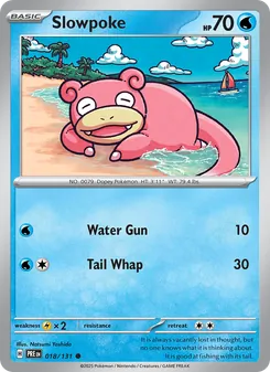 Slowpoke, Prismatic Evolutions, no. 018