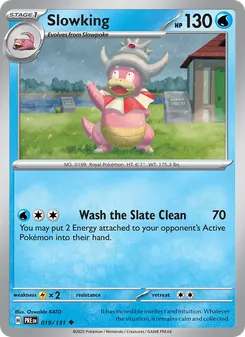 Slowking, Prismatic Evolutions, no. 019