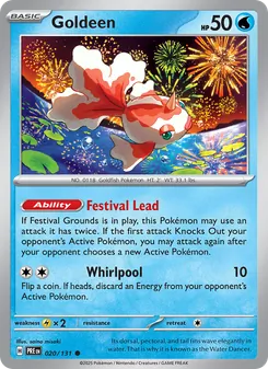 Goldeen, Prismatic Evolutions, no. 020