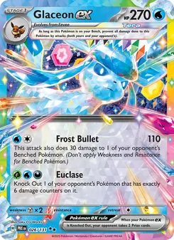 Glaceon ex, Prismatic Evolutions, no. 026