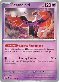 Fezandipiti, Prismatic Evolutions, no. 045