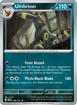 Umbreon, Prismatic Evolutions, no. 059
