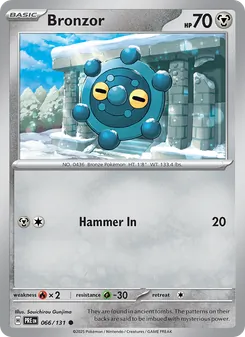 Bronzor, Prismatic Evolutions, no. 066